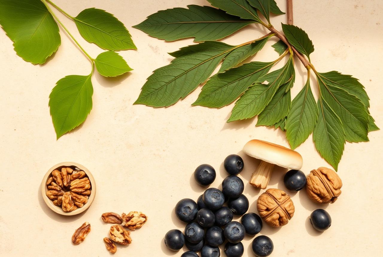 Natural nootropic ingredients used in brain support formulas